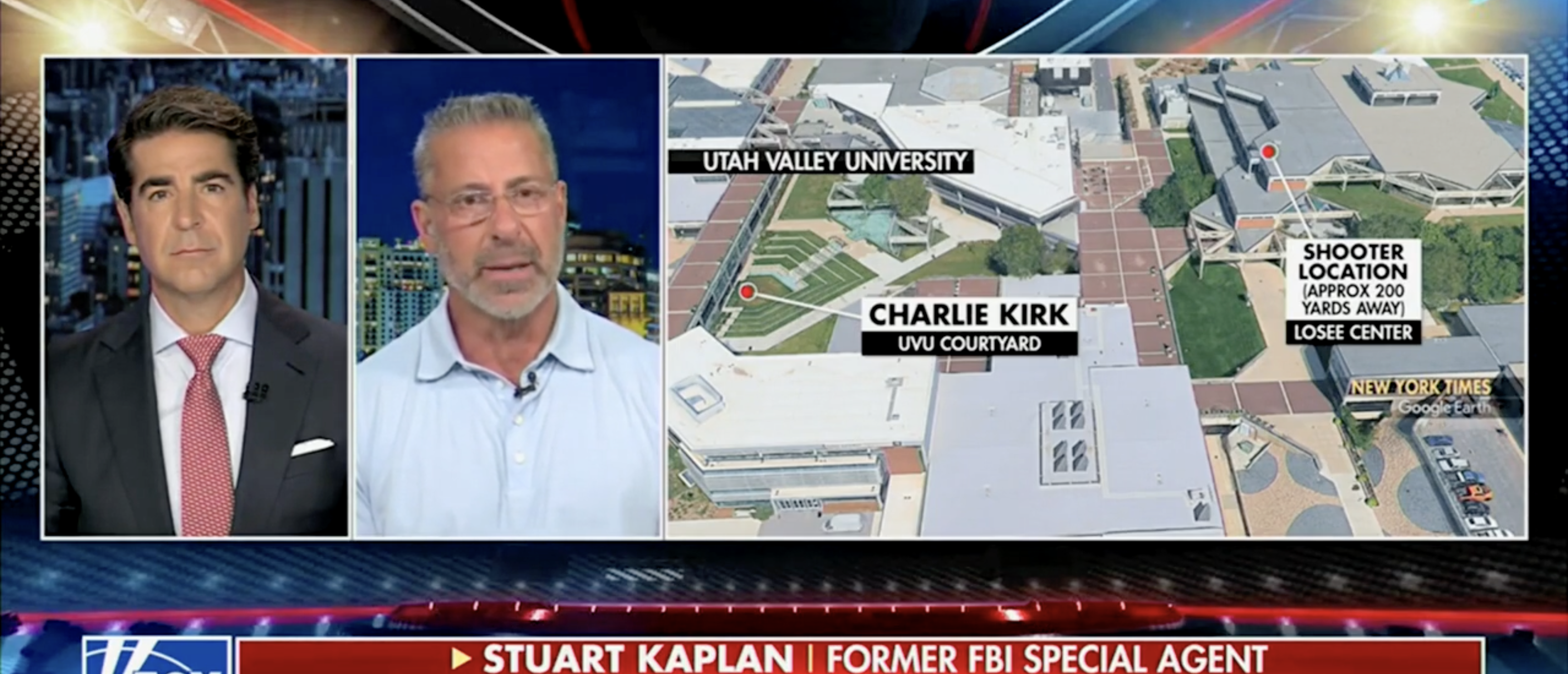 Stuart Kaplan on "Jesse Watters Primetime" discussing Kirks assassination [Screenshot/Fox News/"Jesse Watters Primetime"]